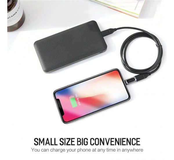 Adaptador Micro Usb a Lightning Rock Negro - Imagen 3