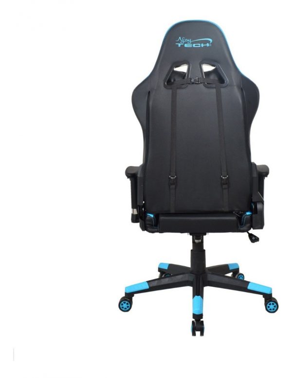 Silla Gamer Stratos Njoytech 2d 180° Negro Azul - Imagen 4