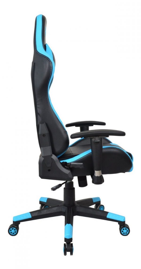 Silla Gamer Stratos Njoytech 2d 180° Negro Azul - Imagen 3