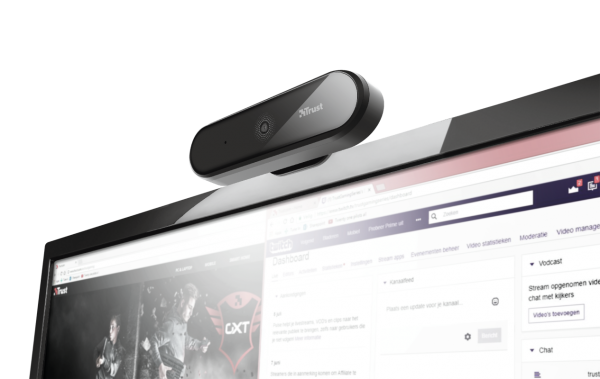 Webcam Trust Tyro Usb Full HD Negro - Imagen 2