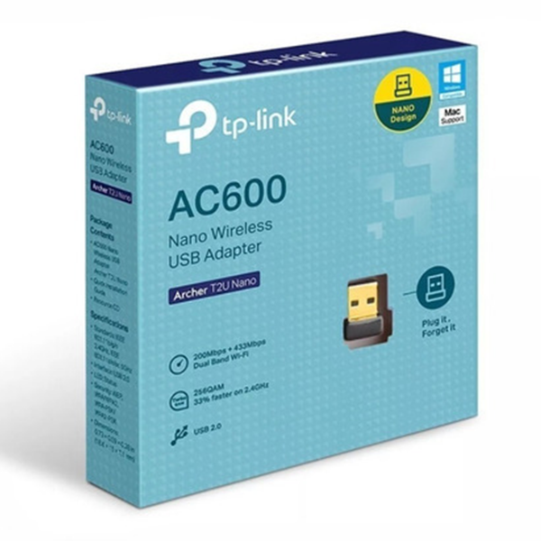 Adaptador Usb Wifi Ac600 Archer T2u Dual Band 600mbp Tp-link