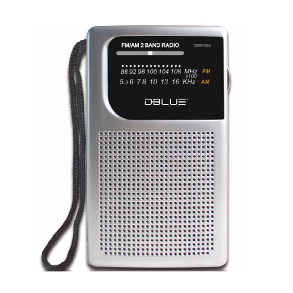Radio Portatil De Bolsillo Dblue AM FM DBRP250 Negro - Prophone