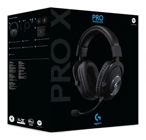 Audífonos Gamer Logitech G Pro X Wireless Lightspeed Negro - Imagen 2