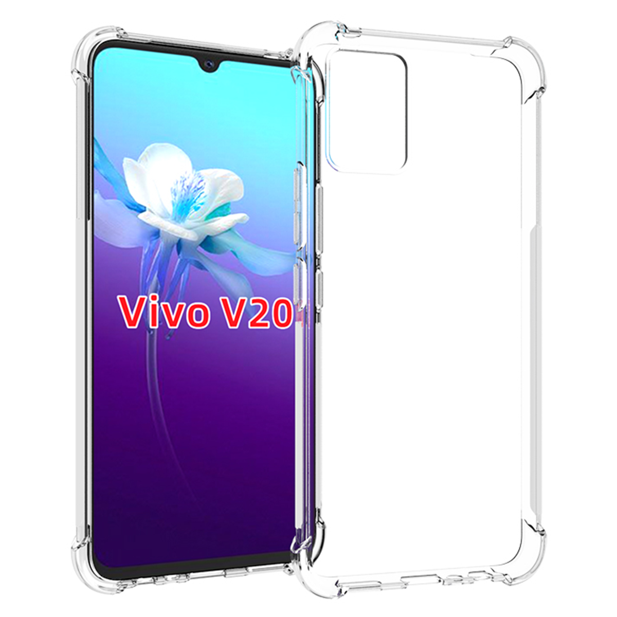 Vivo V20 Carcasa Transparente Gel Tpu - Prophone