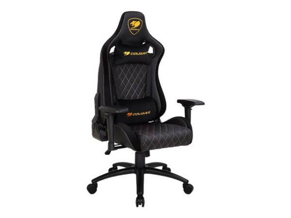 Silla Gamer Profesional Cougar Armor S Royal Negro Amarillo - Imagen 3