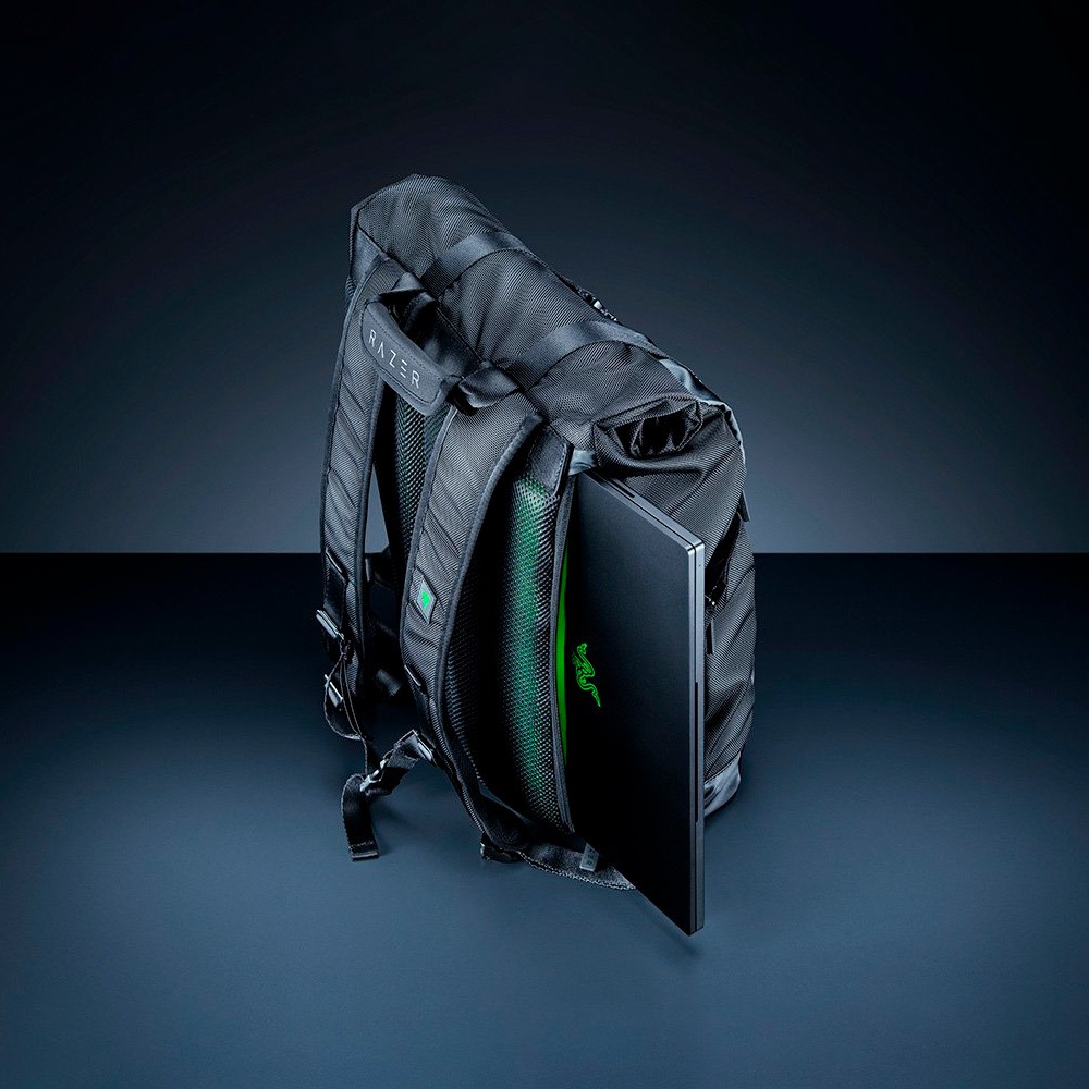 Mochila Razer Recon Roll-top Impermeable Negro - Prophone