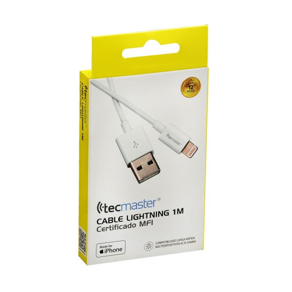 cable tecmaster tipo c 1 metro blanco (copia)