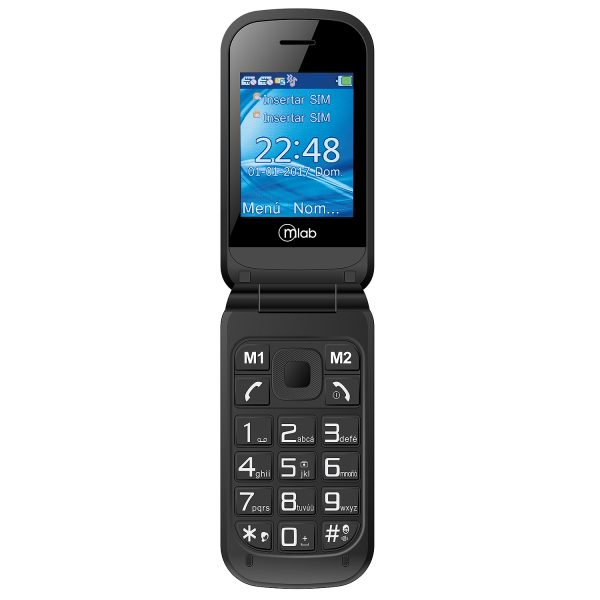 telefono celular senior adulto mayor tecnolab azul (copia)