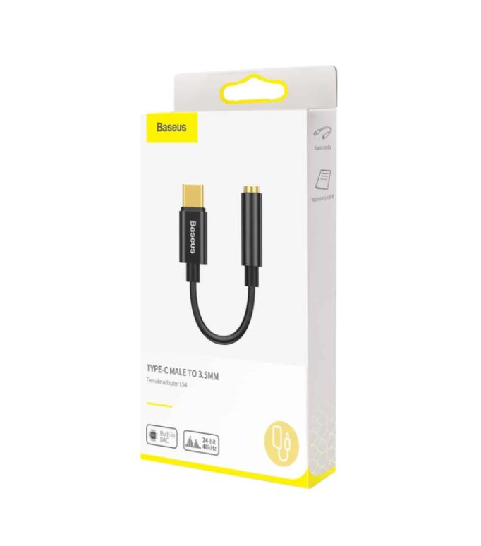 adaptador audio tipo c a 3.5mm hoco ls35 blanco (copia)