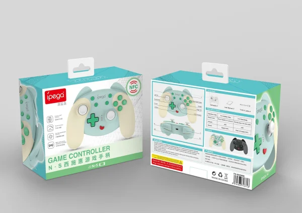 control joystick bluetooth ipega pg sw006 turbo nintendo switch verde (copia)