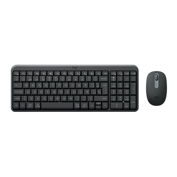 kit teclado y mouse inalámbricos logitech pop icon blanco (copia)