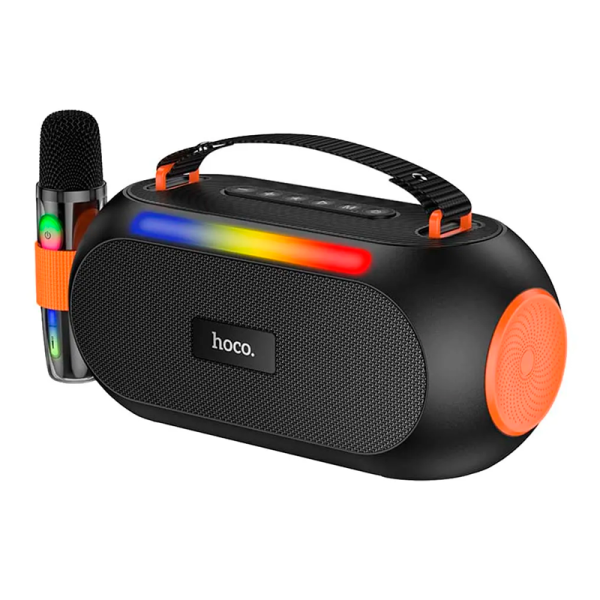 parlante bluetooth hoco ds64 karaoke cool negro (copia)